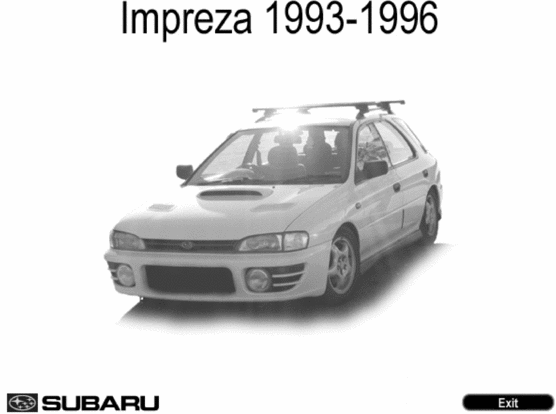 Product picture DOWNLOAD! 1993 - 1996 Subaru Impreza - Service Repair Manul